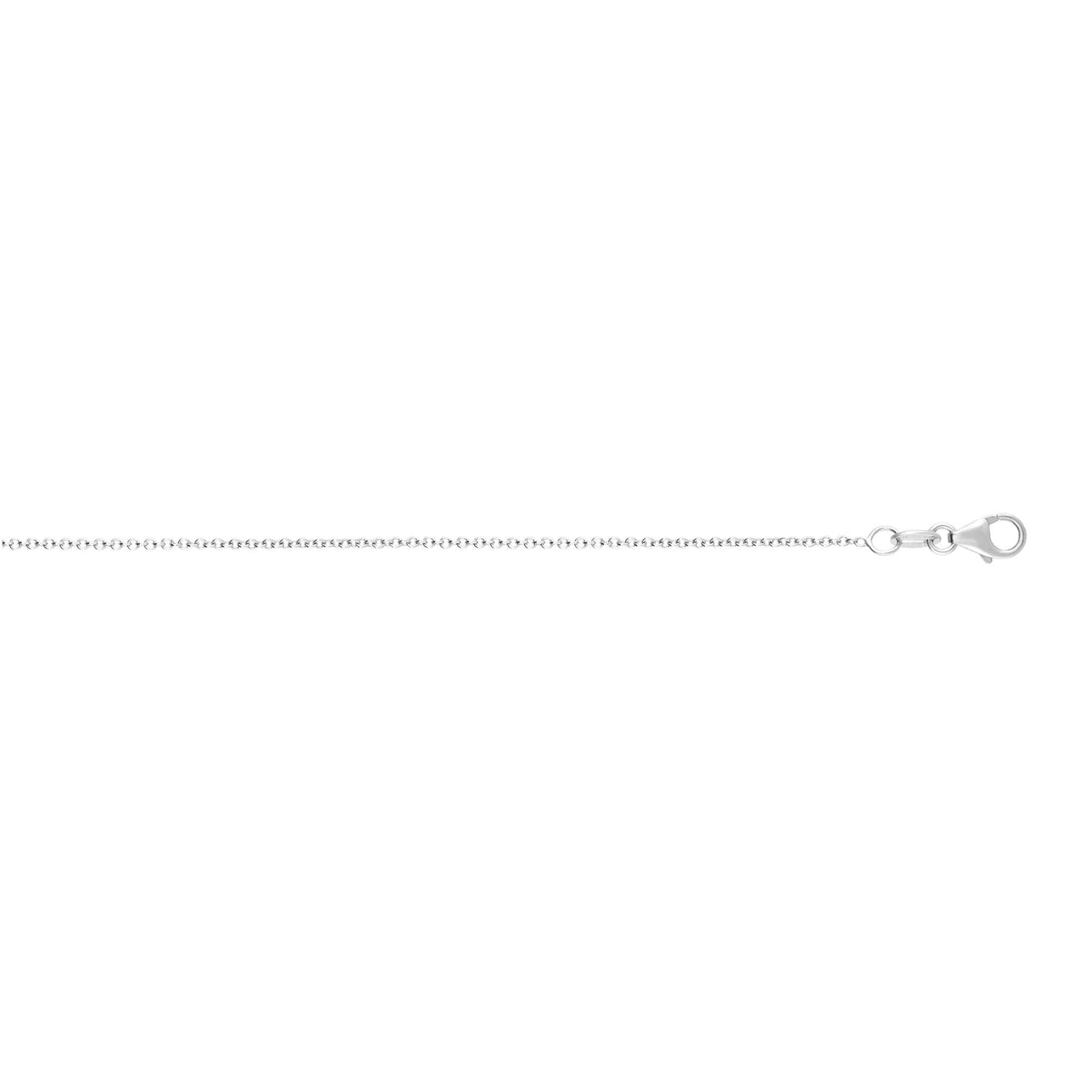 14K White Gold Chains | Carroll's