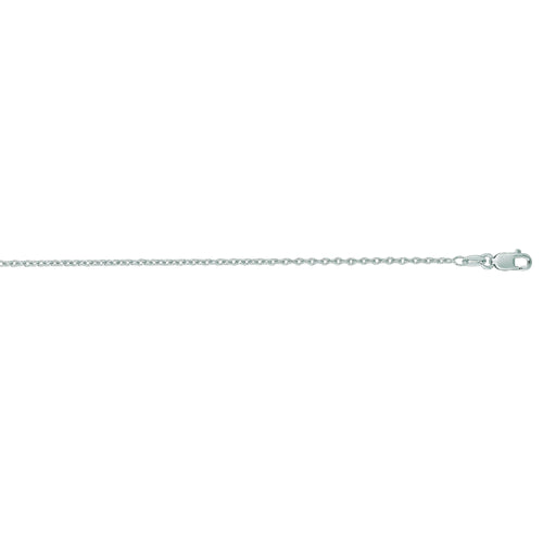 14K White Gold Chains | Carroll's