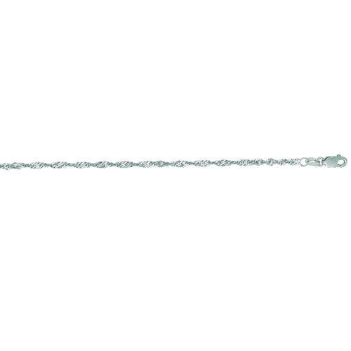 14K White Gold Chains | Carroll's