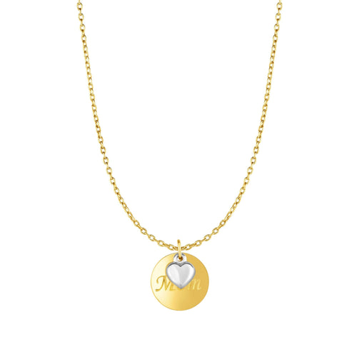 10K Two-Tone Gold Necklaces | Carroll's