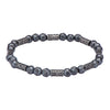 Grey Hematite Bead Bracelet