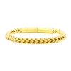 Matte 18K Gold IP Steel Franco Chain Bracelet