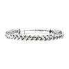 Polished Steel Franco Chain Bracelet