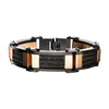 Tri-Tone 3-Layer XL Chunky Cable Link Bracelet