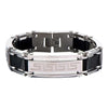 Steel & Black IP Bracelet
