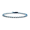 Steel Blue IP Curb Cuban Chain