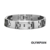 Steel 1.5mm Black CZ Link Bracelet
