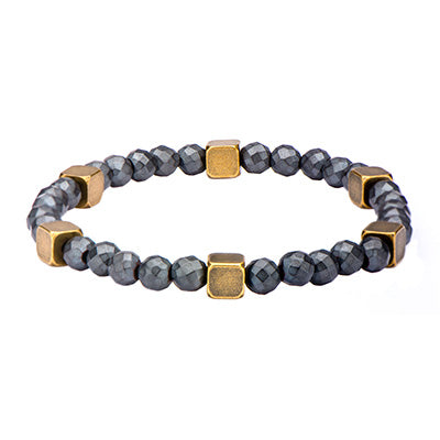 Grey Hematite Bead Bracelet