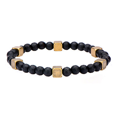 Black Hematite Bead Bracelet