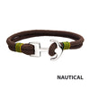 Brown Paracord Rope Anchor Bracelet
