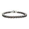 Matte Steel 5mm Byzantine Bracelet