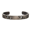 Steel & Gun Metal IP Curb Bangle