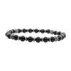Black Agate Stones Bead Bracelet