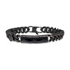 Gun Metal IP Curb Chain Bracelet