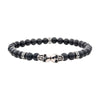 Steel Skull Beads Bracelet