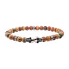 Steel Skull Beads Bracelet