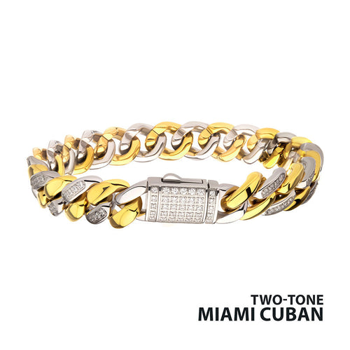18K Two-Tone Gold Bracelets | Carroll's