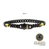 6mm Black IP Steel Matte Miami Cuban Chain Bracelet