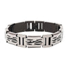 Black IP Steel Link Bracelet