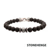 8mm Hematite & Black Onyx Bead Bracelet