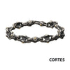Steel Antique Distressed Mariner Chain Bracelet