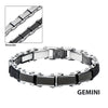 Black IP Rectangular Reversible Bracelet
