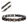 Steel Black IP & Rose Gold IP Reversible Bracelet