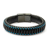 Black Leather Edge Bracelet