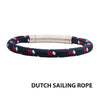 6mm Blue White & Red Nylon Cord Bracelet