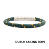 6mm Green Brown & Yellow Nylon Cord Bracelet