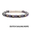6mm Grey Black & Beige Nylon Cord Bracelet