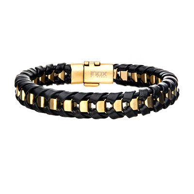 Black Leather Bracelet
