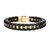 Black Leather Bracelet