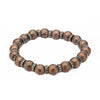 Hematite Hexagon Pattern Stone Bracelet