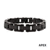 Black IP Steel Link Bracelet