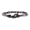 Black & Rose Gold Hematite Beads Bracelet