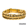 Gold IP Double Helix Chain Bracelet