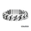 Matte Double-Layer Curb Colossi Link & Chain Bracelet
