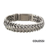 Matte Steel Big Double Chain Bracelet