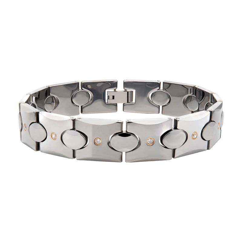 Tungsten Carbide H-Link Bracelet Stations