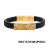 Black Leather Bracelet