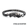 Gun Metal IP Wheat Chain Bracelet