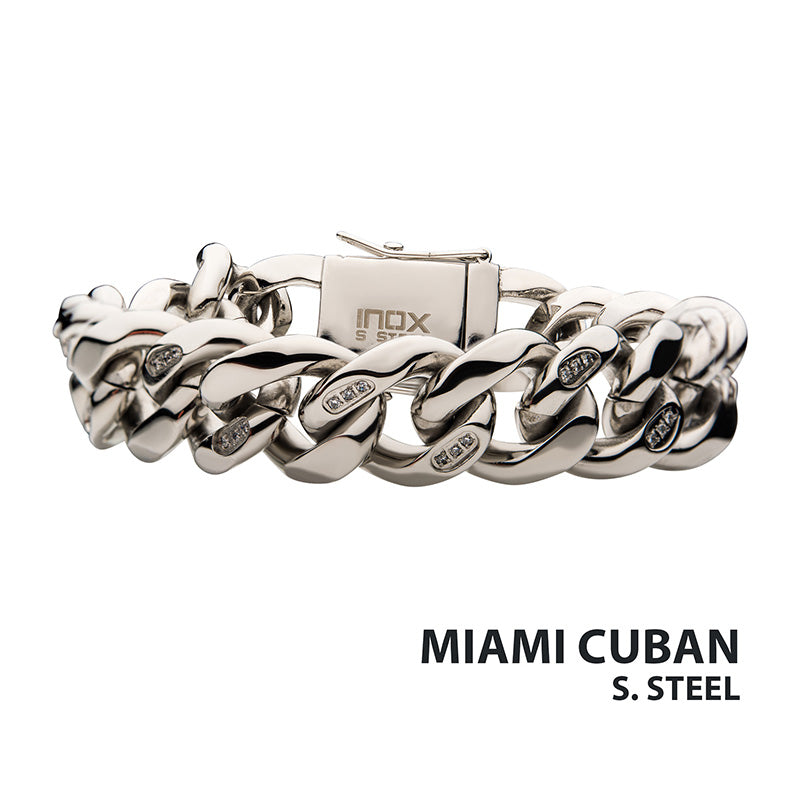 Steel Curb Chain Bracelet