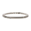 Steel Franco Chain ID Bracelet