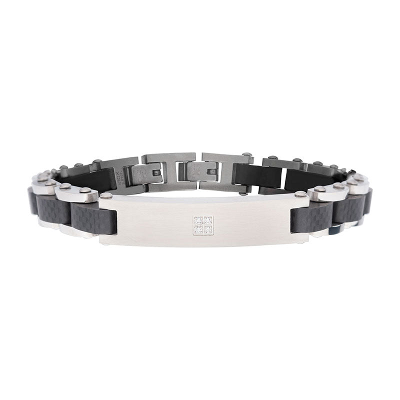 Carbon Graphite ID Bracelet