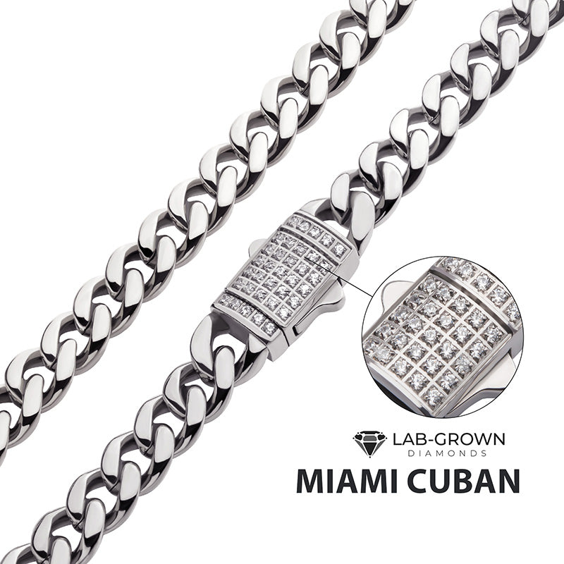 6mm Steel Miami Cuban Chain Necklace