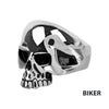 Black Oxidized Skull Ring