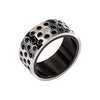 Steel Honeycomb Pattern Ring