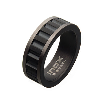 Steel & Gun Metal IP Ring