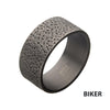 Antiqued Steel Magma Ring